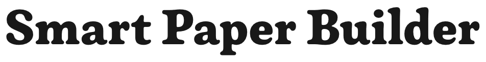 Start with Smart Paper Builder