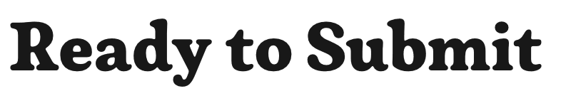 Export or Submit